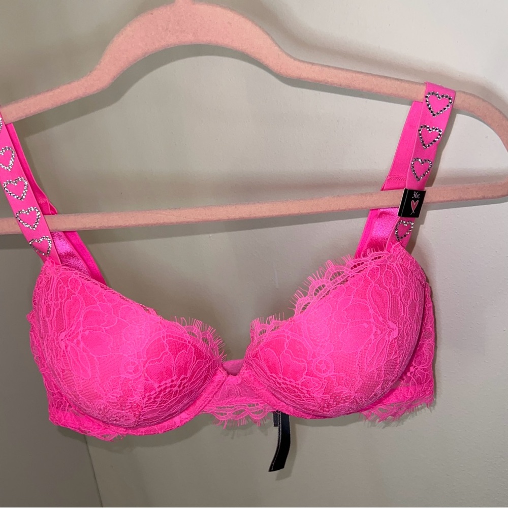 Victoria’s Secret Rhinestone Push Up Bra | 36C